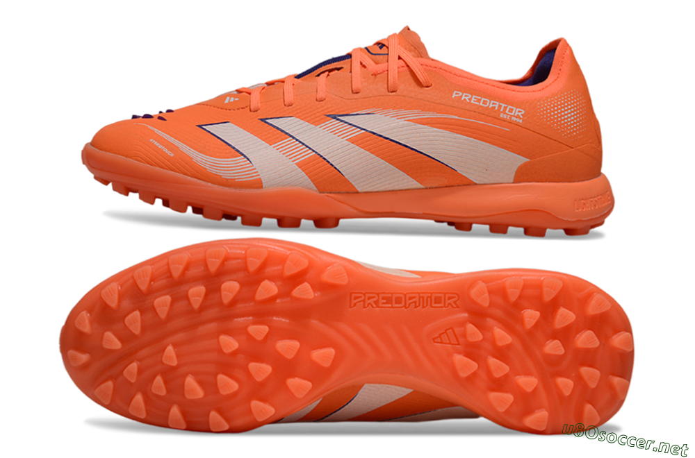 Men's Adidas Predator 25 Elite TF Football Shoes - Red/Whtie/Blue 1