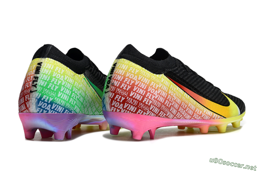 Men's Nike Air Zoom Mercurial Vapor 16 Elite AG Football Boots - Black/Yellow/Red 6