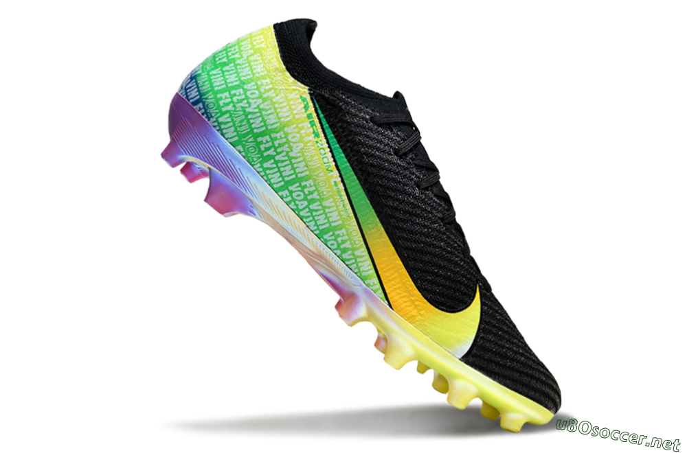 Men's Nike Air Zoom Mercurial Vapor 16 Elite AG Football Boots - Black/Yellow/Red 4