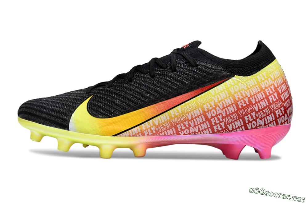 Men's Nike Air Zoom Mercurial Vapor 16 Elite AG Football Boots - Black/Yellow/Red 0