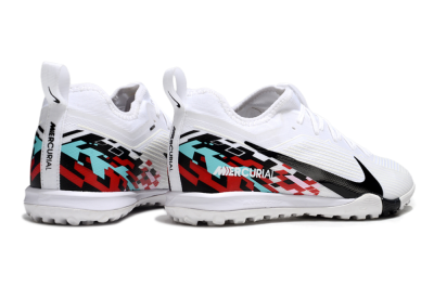 Unisex Nike Air Zoom Mercurial Vapor 16 Pro TF Football Shoes - White/Black/Red