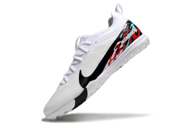 Unisex Nike Air Zoom Mercurial Vapor 16 Pro TF Football Shoes - White/Black/Red