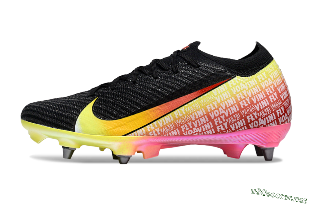 Men's Nike Air Zoom Mercurial Vapor 16 Elite SG Football Boots - Black/Yellow/Red 0