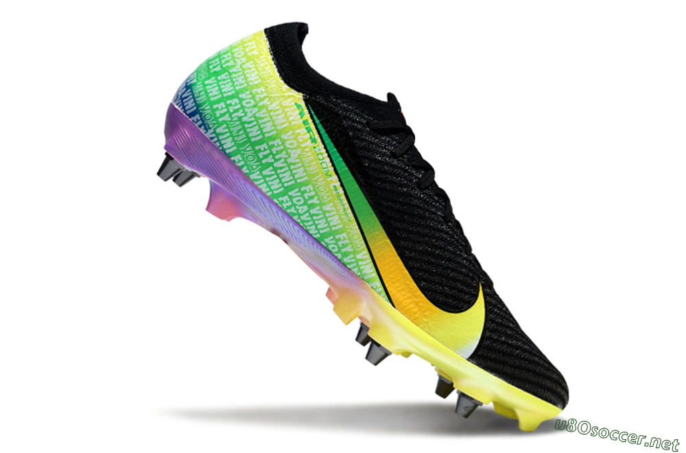 Men's Nike Air Zoom Mercurial Vapor 16 Elite SG Football Boots - Black/Yellow/Red 4