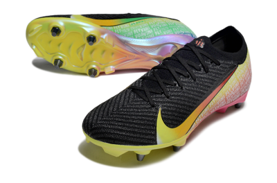 Men's Nike Air Zoom Mercurial Vapor 16 Elite SG Football Boots - Black/Yellow/Red