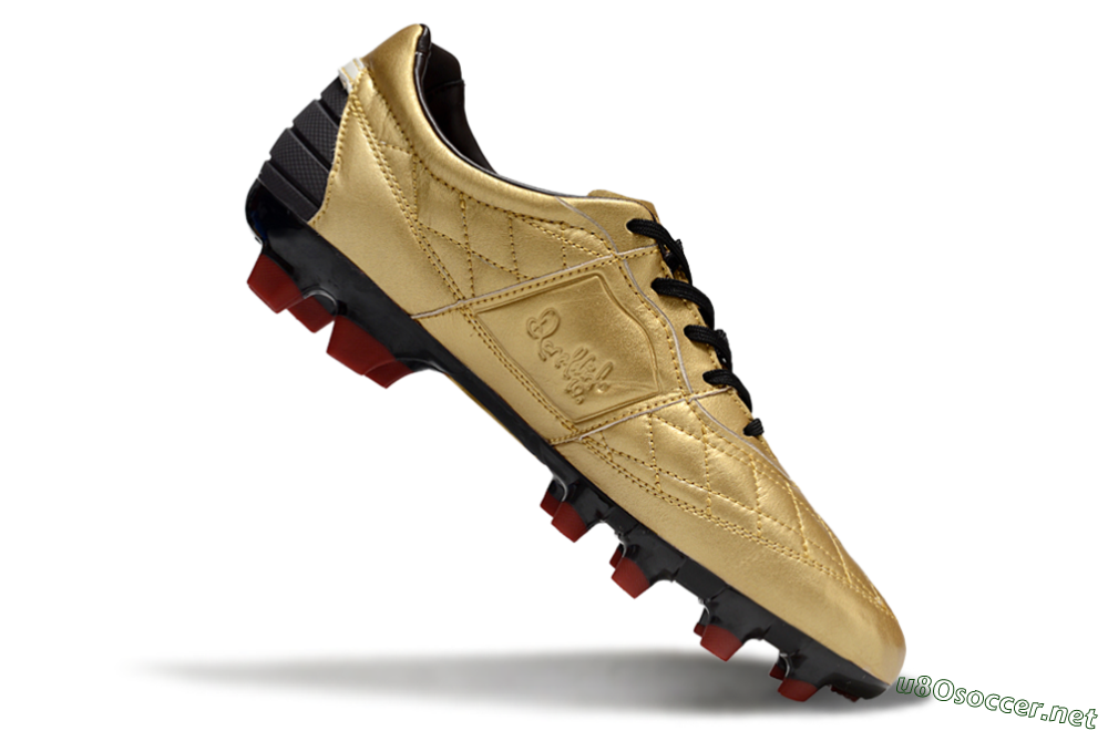 Men's Nike Tiempo Legend R10 Elite FG Football Boots - Gold/White/Red 4