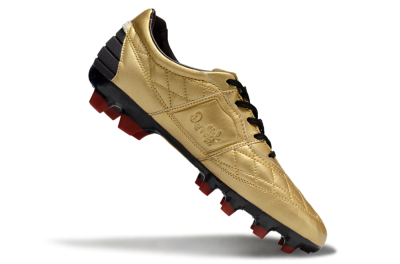 Men's Nike Tiempo Legend R10 Elite FG Football Boots - Gold/White/Red