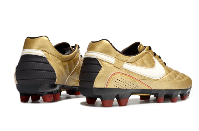 Men's Nike Tiempo Legend R10 Elite FG Football Boots - Gold/White/Red