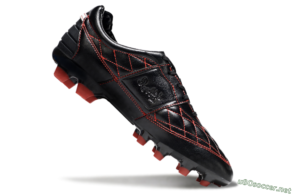 Men's Nike Tiempo Legend R10 Elite FG Football Boots - Black/Red/White 4