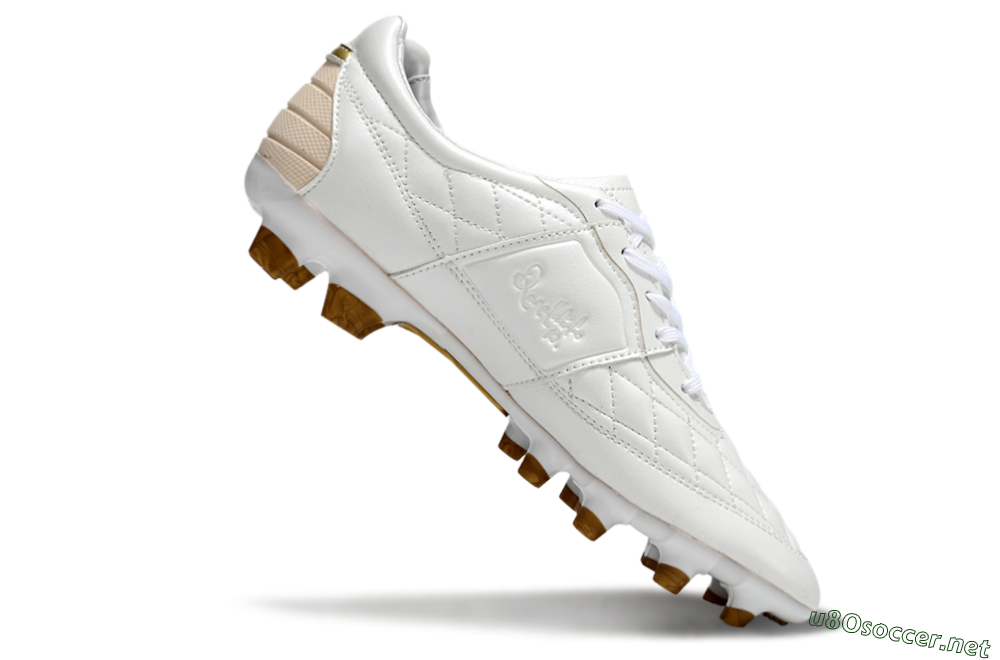 Men's Nike Tiempo Legend R10 Elite FG Football Boots - White/Gold/Red 4
