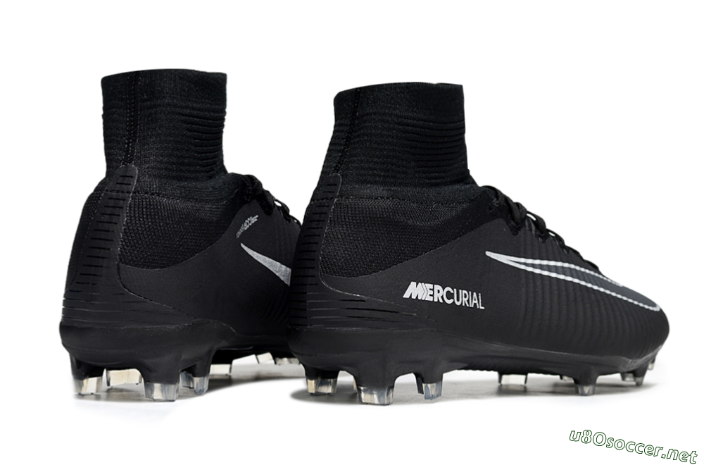 Men's Nike Zoom Mercurial Superfly 5 Elite FG Football Boots - Black/White 6