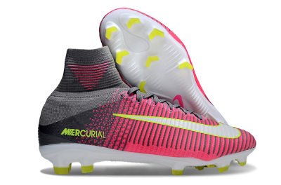 Men's Nike Zoom Mercurial Superfly 5 Elite FG Football Boots - Pink/Black/Yellow