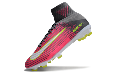 Men's Nike Zoom Mercurial Superfly 5 Elite FG Football Boots - Pink/Black/Yellow