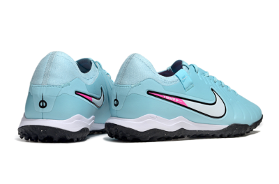 Men's Nike Tiempo Legend 10 Pro TF Football Shoes - Jade/White/Pink