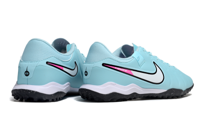 Men's Nike Tiempo Legend 10 Academy TF Football Shoes - Jade/White/Pink