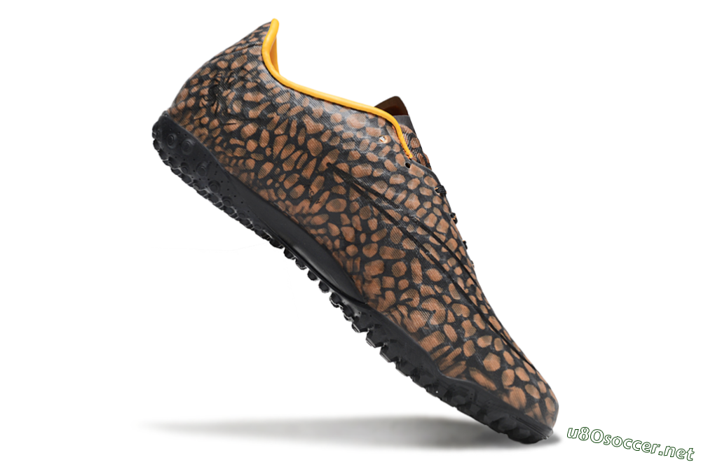 Men's Nike Hypervenom Phantom TF Football Shoes - Brown/Black/Yellow 4