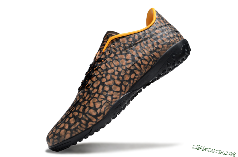Men's Nike Hypervenom Phantom TF Football Shoes - Brown/Black/Yellow 5