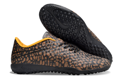 Men's Nike Hypervenom Phantom TF Football Shoes - Brown/Black/Yellow