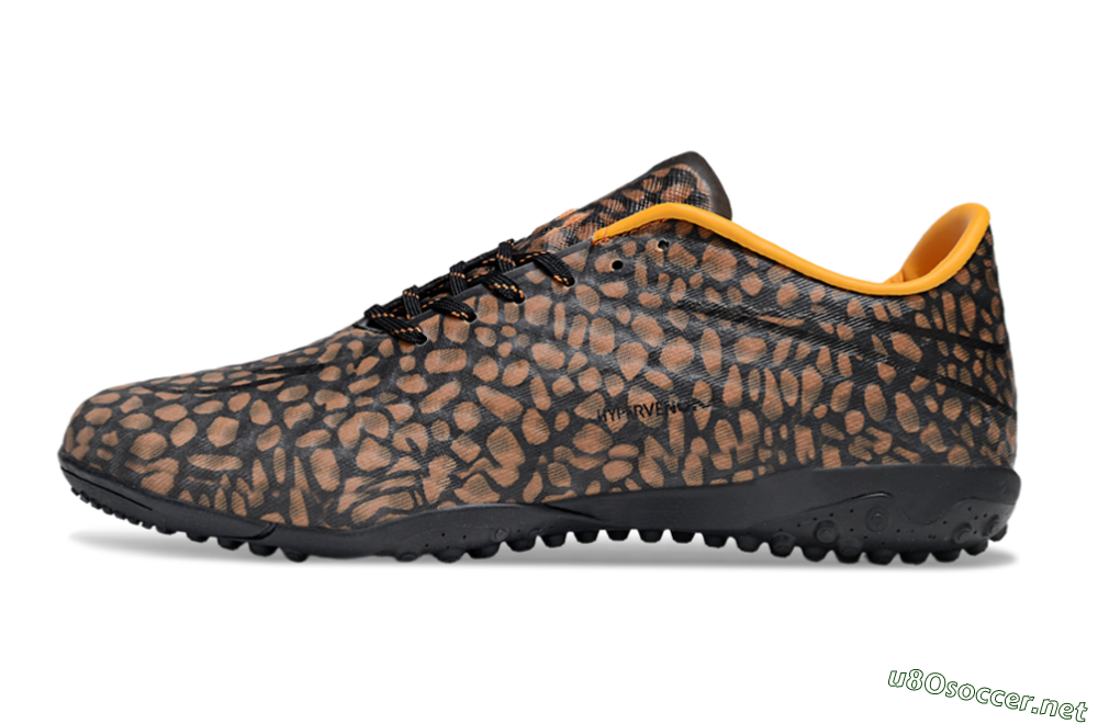 Men's Nike Hypervenom Phantom TF Football Shoes - Brown/Black/Yellow 0