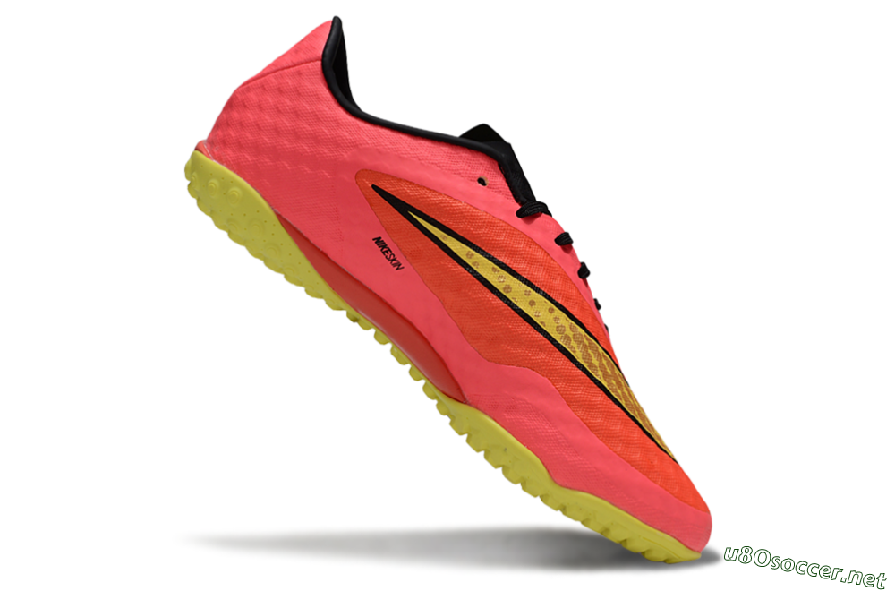 Men's Nike Hypervenom Phantom TF Football Shoes - Red/Yellow/Black 4