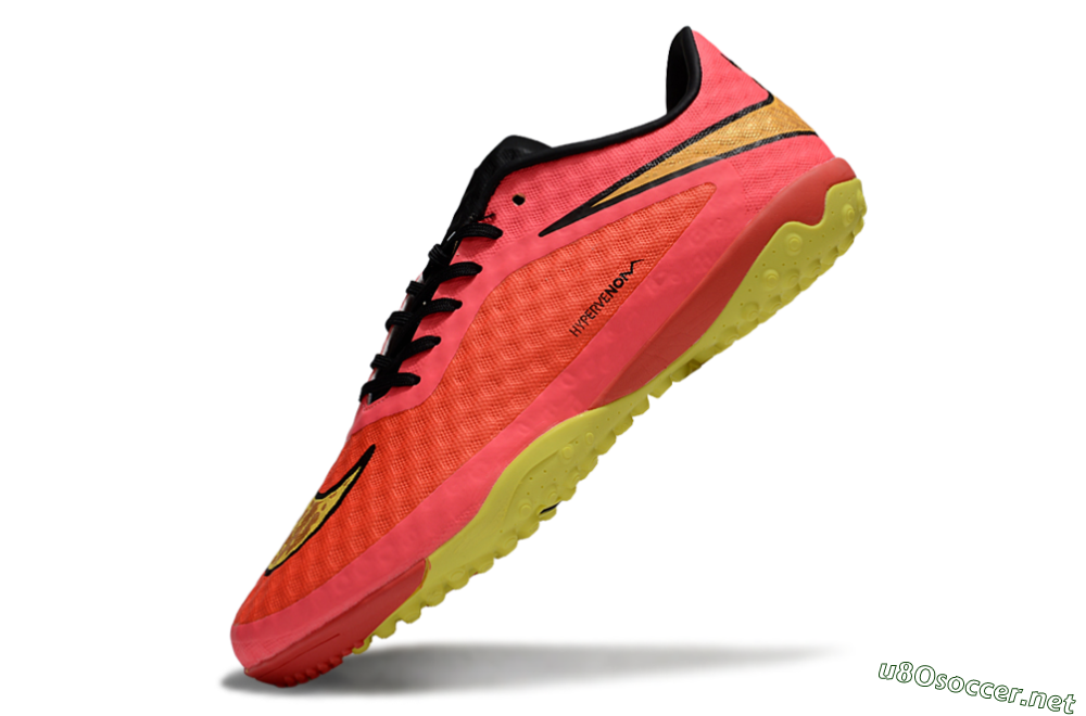 Men's Nike Hypervenom Phantom TF Football Shoes - Red/Yellow/Black 5