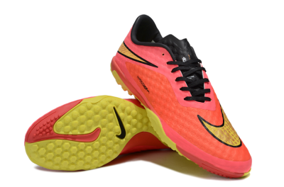 Men's Nike Hypervenom Phantom TF Football Shoes - Red/Yellow/Black