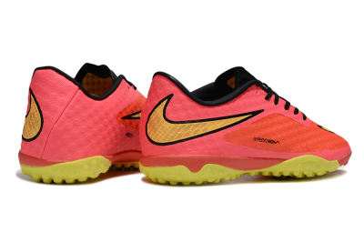 Men's Nike Hypervenom Phantom TF Football Shoes - Red/Yellow/Black