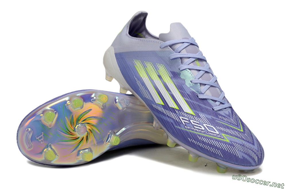 Unisex Adidas F50 Elite FG Football Boots - Blue/Silver/Yellow 3
