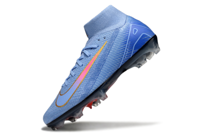Unisex Nike Air Zoom Mercurial Superfly 10 Elite FG Football Boots - Blue/Pink/Gold