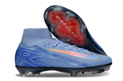 Unisex Nike Air Zoom Mercurial Superfly 10 Elite FG Football Boots - Blue/Pink/Gold