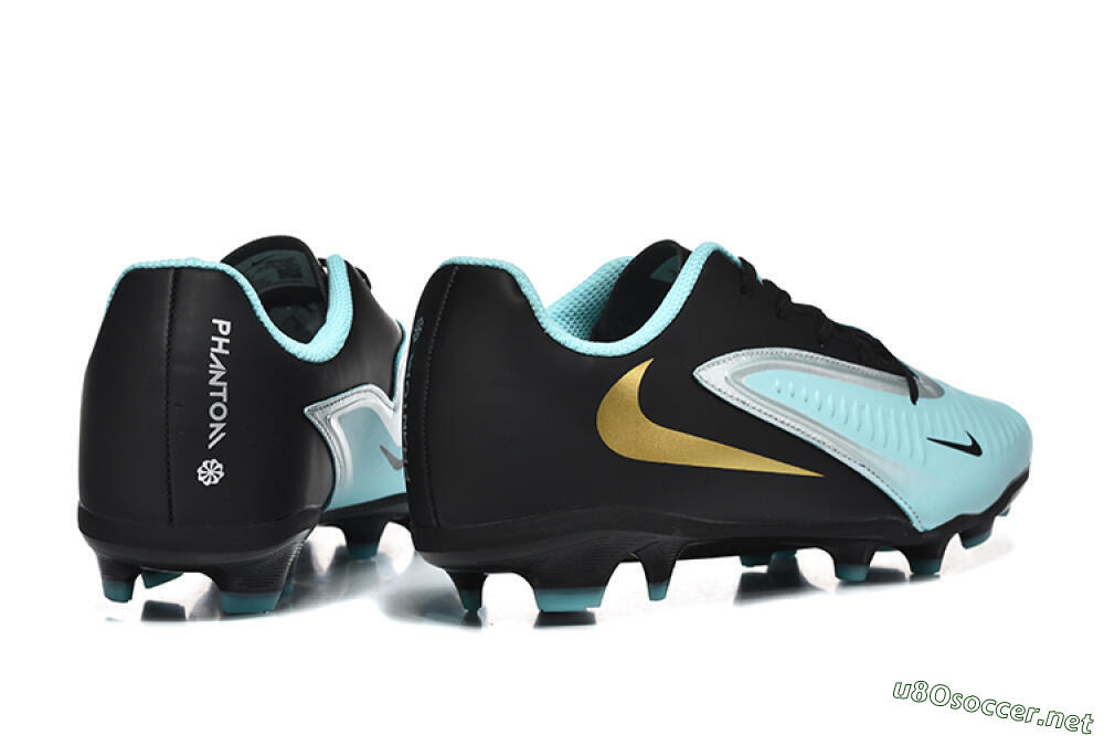 Men's Nike Phantom 6 Elite Low FG Football Boots - Jade/Black/Silver/Gold 9