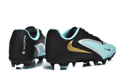 Men's Nike Phantom 6 Elite Low FG Football Boots - Jade/Black/Silver/Gold