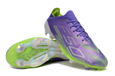 Unisex Adidas F50+ Lightstrike Pro FG Football Boots - Purple/Yellow/White