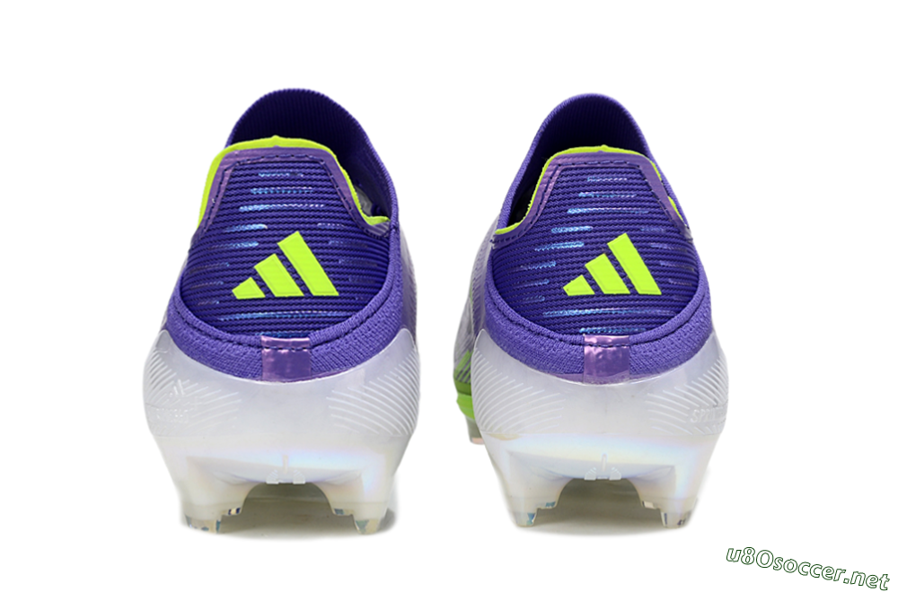 Unisex Adidas F50+ Lightstrike Pro FG Football Boots - Purple/Yellow/White 5