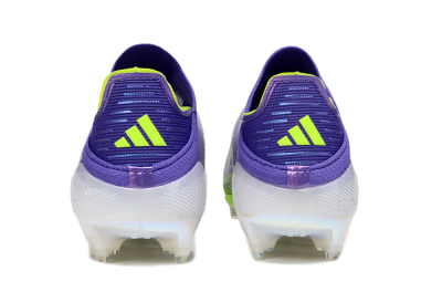 Unisex Adidas F50+ Lightstrike Pro FG Football Boots - Purple/Yellow/White