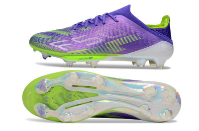 Unisex Adidas F50+ Lightstrike Pro FG Football Boots - Purple/Yellow/White