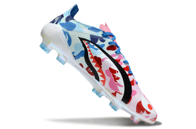 Men's Adidas F50+ Elite FG Football Boots - Pink/White/Red/Blue