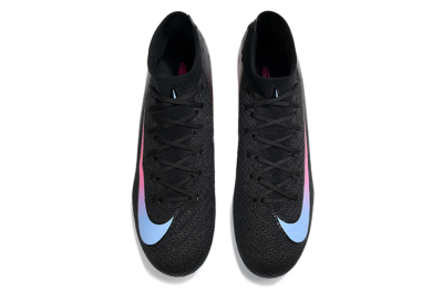 Unisex Nike Air Zoom Mercurial Superfly 10 Elite FG Football Boots - Black/Blue/Pink