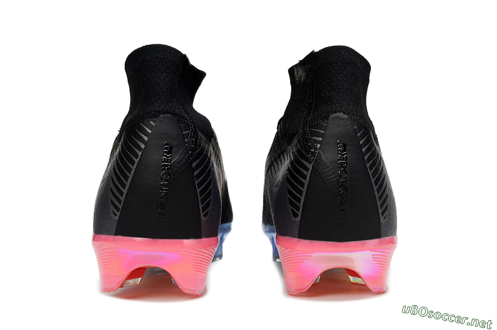 Unisex Nike Air Zoom Mercurial Superfly 10 Elite FG Football Boots - Black/Blue/Pink 5