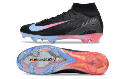 Unisex Nike Air Zoom Mercurial Superfly 10 Elite FG Football Boots - Black/Blue/Pink