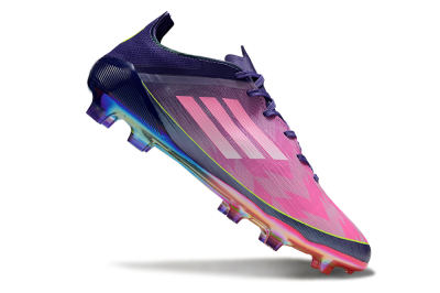 Men's Adidas F50 Elite FG Football Boots - Pink/Yellow/Blue