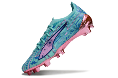 Men's Puma Ultra Ultimate FG Football Boots - Jade/Blue/Pink