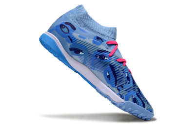 Men's Puma Future 8 Ultimate TF Football Shoes - Blue/Pink/White
