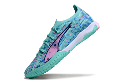 Men's Puma Ultra Ultimate TF Football Shoes - Jade/Blue/Pink