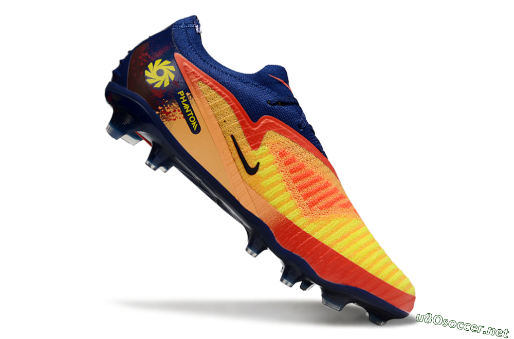 Unisex Nike Phantom 6 Elite Low FG Football Boots - Yellow/Red/Blue/Gold 5