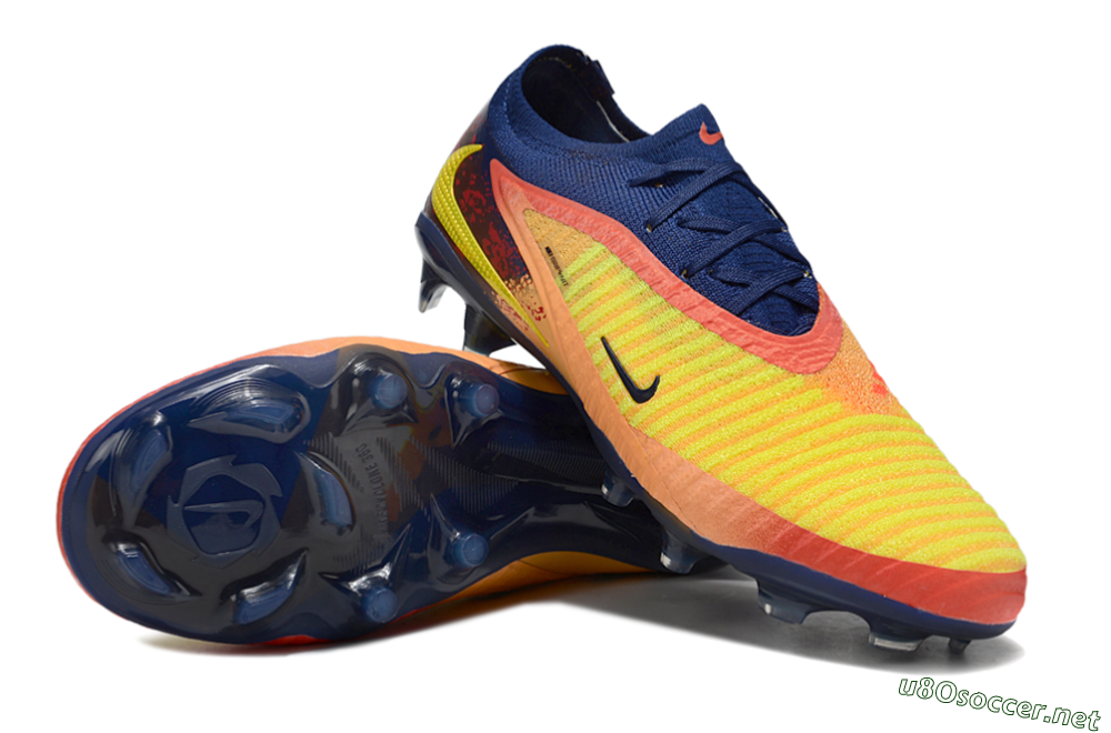 Unisex Nike Phantom 6 Elite Low FG Football Boots - Yellow/Red/Blue/Gold 4