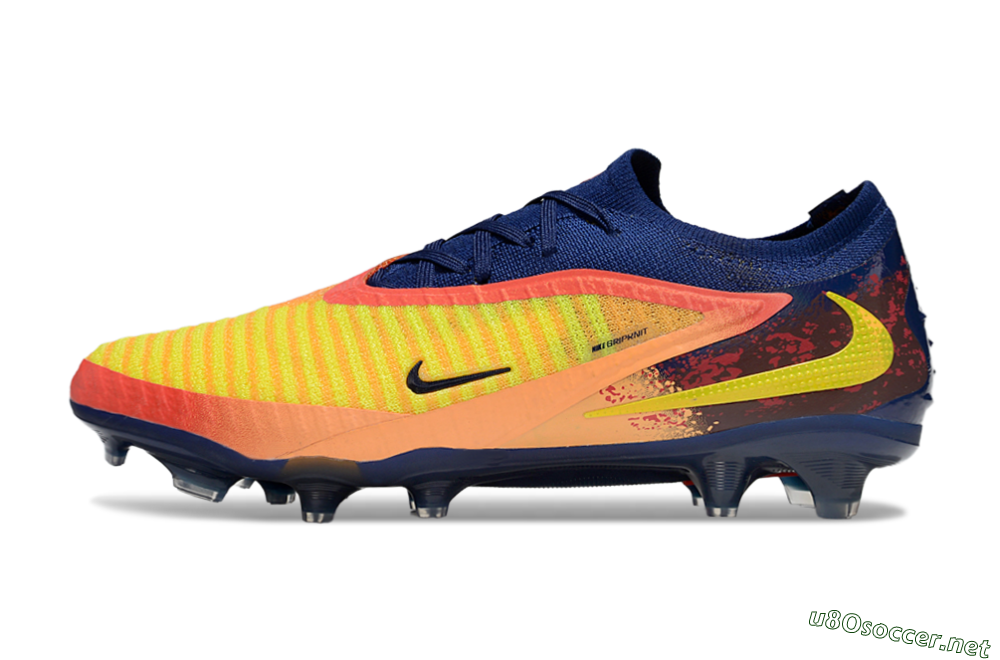 Unisex Nike Phantom 6 Elite Low FG Football Boots - Yellow/Red/Blue/Gold 0