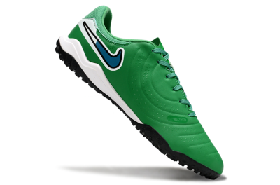 Men's Nike Tiempo Legend 10 Elite TF Football Shoes - Green/Blue/White