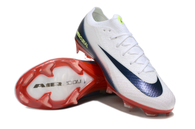 Unisex Nike Air Zoom Mercurial Vapor 16 Elite FG Football Boots - White/Blue/Yellow