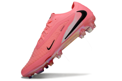 Unisex Nike Phantom 6 Elite Low FG Football Boots - Pink/White/Black